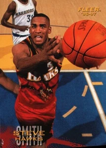 1996-97 Fleer Sprite #2 - Steve Smith - Atlanta Hawks 96-445 - Picture 1 of 2