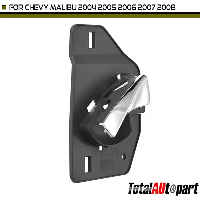 Manija de puerta interior gris claro y cromada para conductor delantero Chevrolet Malibu 04-08 Foto 1 de 4