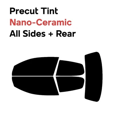 Película de ventana precortada coche nano tinte cerámico para Volkswagen Rabbit 2006-2009 2 puertas Foto 1 de 4