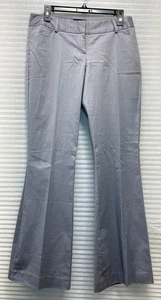 Express Damen Hose Grau Größe 6 Editor Mid Rise Karriere Ausgestellt Baumwollmischung - Bild 1 von 12