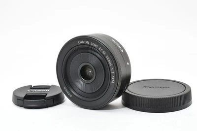 Canon EF-M 22mm f/2 STM lente gran angular negro de JAPÓN - Imagen 1 de 4