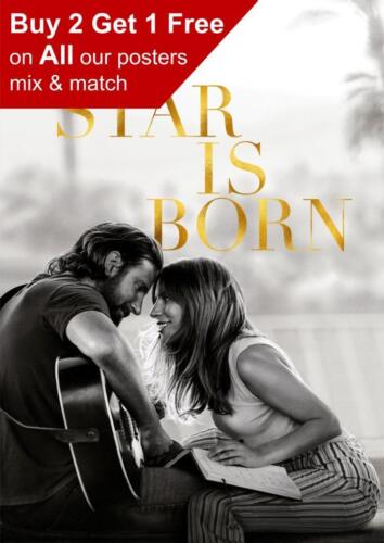 A Star Is Born 2018 Teaser Movie Poster A5 A4 A3 A2 A1