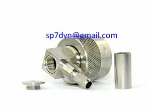 Telegärtner N Male Plug Connector RG58 RG142 RG223 RG400 Right Angle J01020A0036 - Zdjęcie 1 z 9