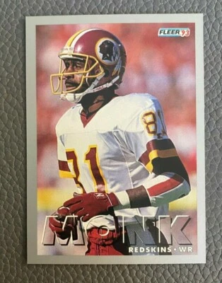 1993 Fleer Football #102 Art Monk - Washington Red Skins - HOF - Image 1 of 2