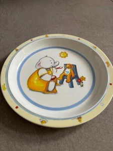 Kinder Teller mit Elefant und Bär aus Kunststoff - Bild 1 von 2