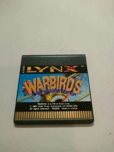 Atari Lynx Game - Warbirds - Picture 1 of 2