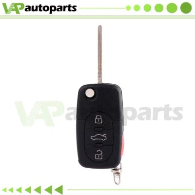 Mando a distancia 4B para Audi A8 1999 2000 2001 2002 2003 2004 2005 entrada sin llave Foto 1 de 4