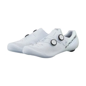 ZAPATO DE CICLISMO DE CARRETERA SHIMANO SH-RC903 S-PHYRE VERSIÓN ANCHA RC9 BLANCO NUEVO - Imagen 1 de 6