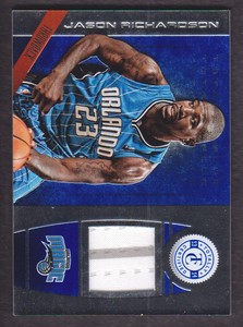 2013-14 Totally Certified Materials Blue 173 Jason Richardson Jersey 07/99