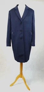 Pure Collection Cashmere Blend Coat Navy Blue Size 20 UK RRP £299 BOX1 CC 01 - Picture 1 of 11