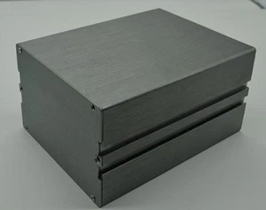 1 Stck. zum Selbermachen 138*90*180 mm dunkelgraue elektrische Instrumente Aluminium Box - Bild 1 von 3