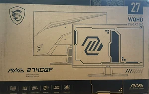 MSI - MAG274CQF - 180Hz Curved 2K Gaming Monitor - 27 in. - Picture 1 of 3
