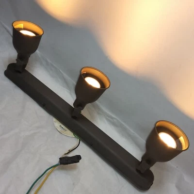 IKEA HEKTAR Ceiling track 3 adjustable spotlights Dark gray display hardwired - Image 1 of 4