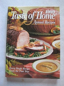 Taste of Home Annual Recipes 1999 Hard Cover Country Style Cook Book Signed - Imagen 1 de 2