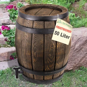 REGENFASS REGEN FASS WEINFASS EICHENFASS HOLZFASS REGENTONNE WASSER TONNE TANK - Bild 1 von 4