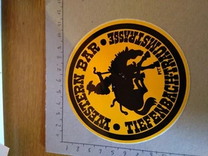 ADESIVO VINTAGE STICKER kleber western abr tiefenbach traumstrasse pit  - Picture 1 of 1