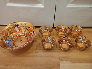 Monaco Monte-Carlo Vintage Applied Enamel Chip and Dip Bowl Set, Vintage,(SAM) - Picture 1 of 6