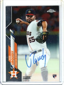 2020 Topps Chrome Jose Urquidy Rookie Auto RC Qty - Picture 1 of 2