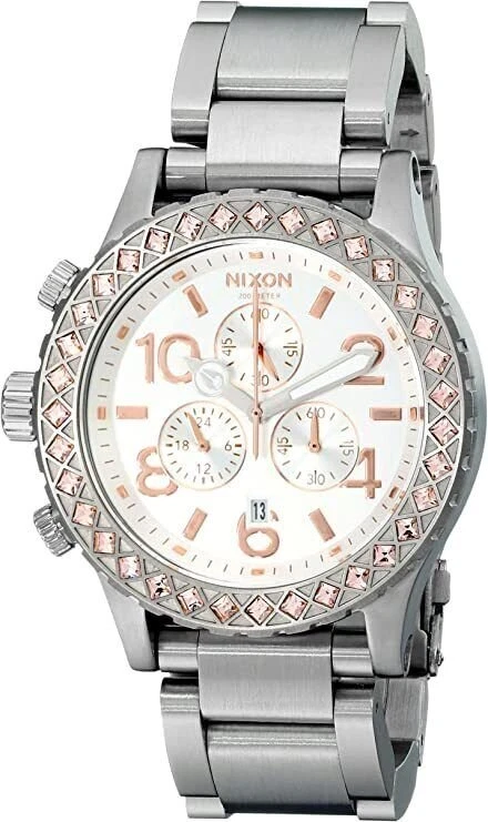 NON-WORKING Nixon A0371519 Men's Watch 42-20 Chronograph Link Bracelet - Image 1 of 1