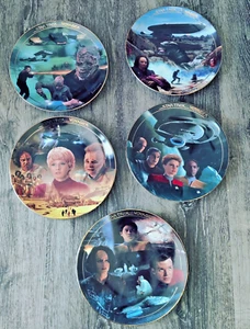1996 Star Trek Voyager 5/6 Hamilton Plate Collection Missing 1 Plate *Near-Mint* - Bild 1 von 12