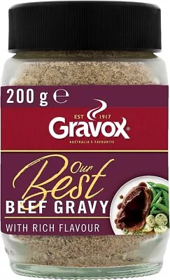 Gravox Our Best Beef & Checken Gravy Mix Jar 200g, AU Free Shipping. • 7.82$