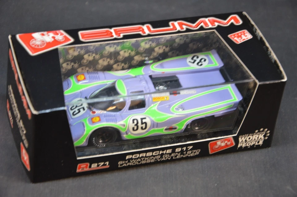 BRUMM 1/43 PORSCHE 917K 6h WATKINS GLEN 1970 SWISS VERSION LIMITED ED. S97/28 - Immagine 1 di 3