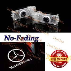 2pcs No fading For CLA CLS LED Door Light Shadow Projector Kit 2013-2018 - Picture 1 of 8