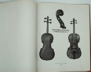 RARE 1948 1st Edition History of German Violin Makers - 70 pg - violin plates X - Picture 1 of 23