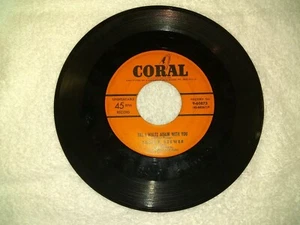 45 RPM Coral 9-60873 Teresa Brewer "Hello Bluebird" "Till I Waltz Again With You - Picture 1 of 4