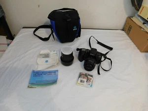 35 mm film camera Minolta Maxxum 400si Strap Film Student 35-70mm 70-210 lens - Picture 1 of 5