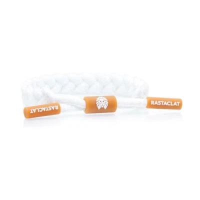 Rastaclat резиновая подошва белый шнурок повязка на запястье плетеный городской браслет 21400012 8400 - Изображение 1 из 3