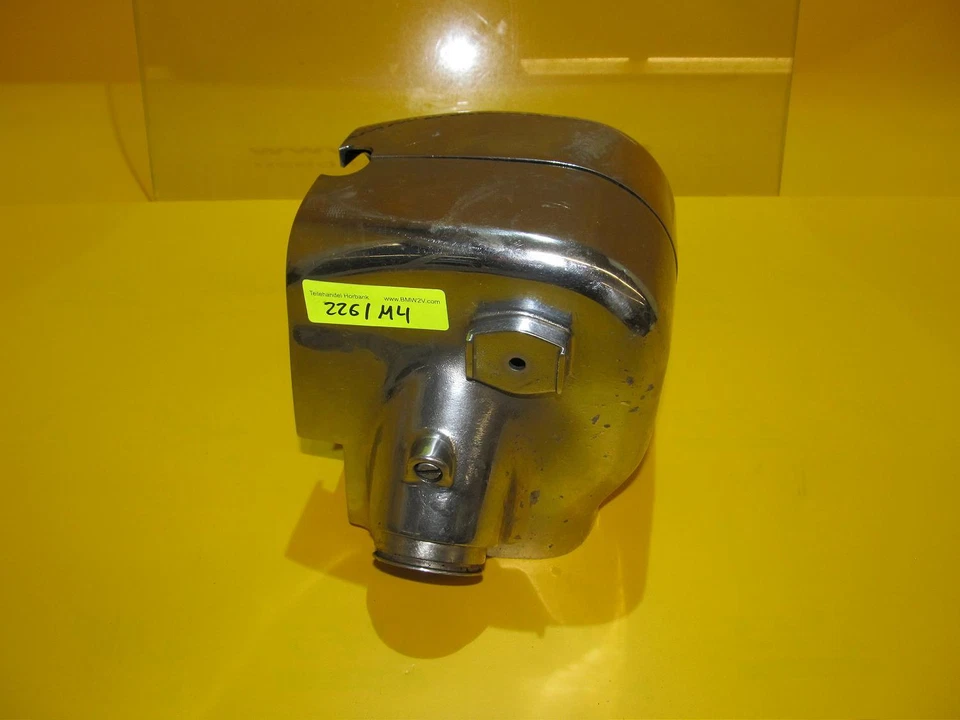 BMW R60 R75 R80 R90 R100/5/6/7 caja filtro aire aluminio cromo carcasa filtro aire Foto 1 de 1