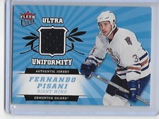 2006-07 Ultra Uniformity FERNANDO PISANI jersey Edmonton Oilers