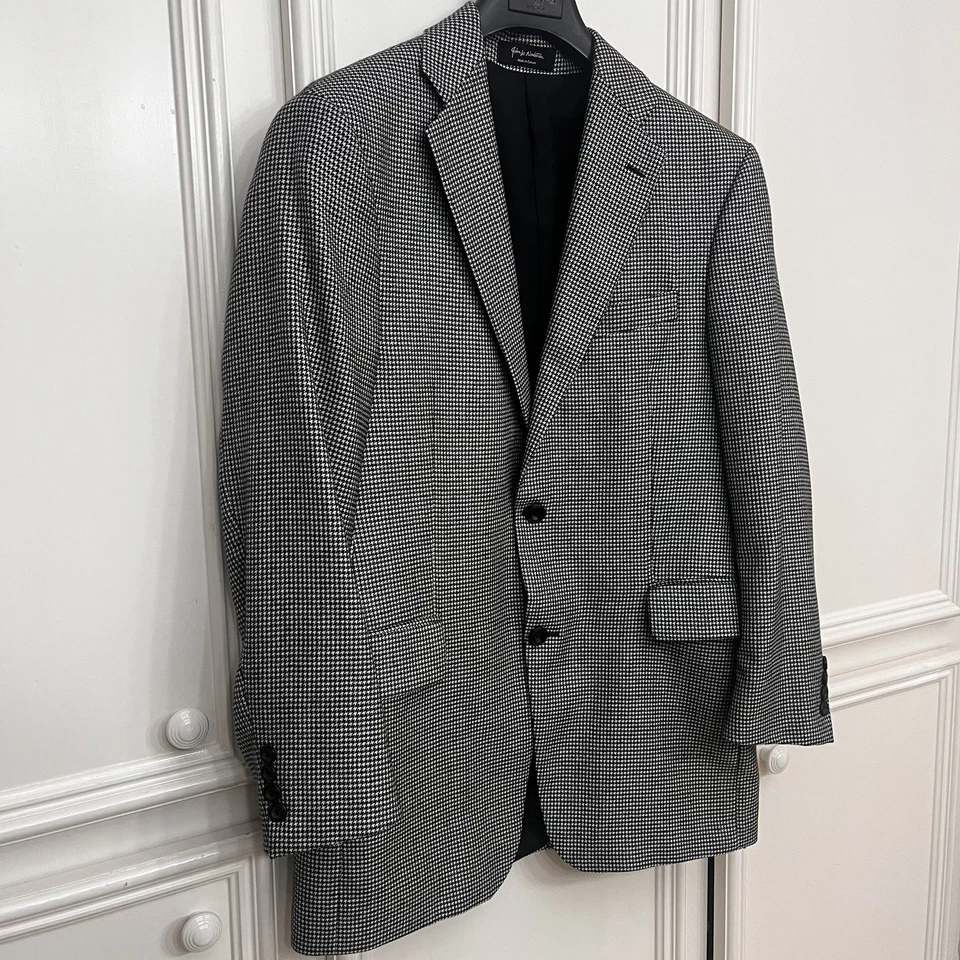 Chaqueta deportiva John W Nordstrom Loro Piana para hombre 38 R cachemir pata de gallo Foto 1 de 4