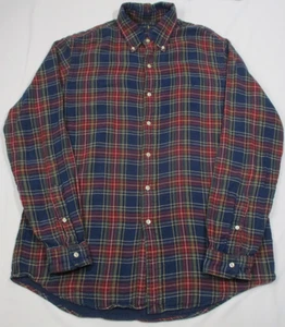 Camisa Polo Ralph Lauren Para Hombre Multicolor Forrada Franela Abotonada Talla Grande L - Imagen 1 de 5