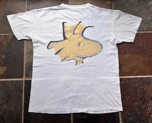 Camiseta Woodstock Peanuts vintage de los 90 de una sola puntada.L/XL - Imagen 1 de 9