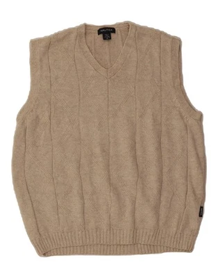 Chaleco sin mangas NAUTICA para hombre mediano beige lino CV10 Foto 1 de 3