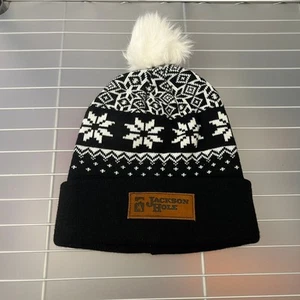 Jackson Hole Beanie Hat Black and White NWOT's Cirque One Size - Picture 1 of 12
