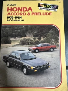Honda | Accord & Prelude | Shop Manual | 1976-1985 | Used - Bild 1 von 6