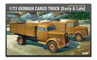ACADEMY 13404 1/72 German Cargo Truck (Early and Late) - Immagine 1 di 4