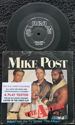 Mike Post – The A Team (TV SERIES THEME) 7'' Vinyl 1984 CLEANED/TESTED VG+ VIDEO - Image 1 of 4