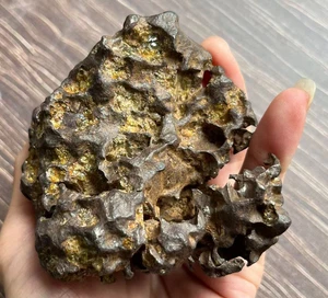 Imilac Meteorite Perfect Rough 595.95g Shallow-Surface Find with Large Olivine - Picture 1 of 11