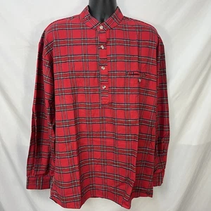 LEE VALLEY IRELAND VINTAGE COLLECTION RED TARTAN GRANDVATER FLANNEL SHIRT XL - Bild 1 von 8