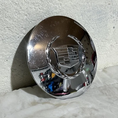 2003-2007 Cadillac Deville DTS Chrome Rim Wheel Center Hub Cap 9593259 - Image 1 of 4