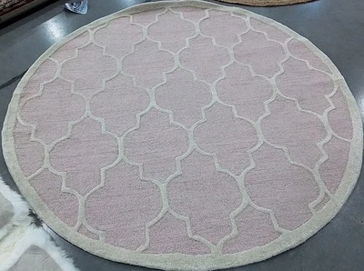 LIGHT PINK / IVORY 6'-0" x 6'-0" Flaw in Rug Reduced Price 1172790769 CAM134M-6R - Image 1 of 4
