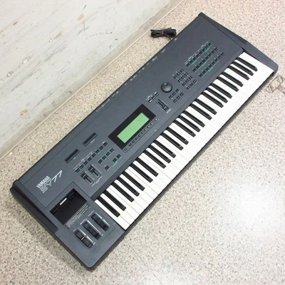 Yamaha SY77 FM AWM Hybrid Synthesizer Keyboard - Image 1 of 4