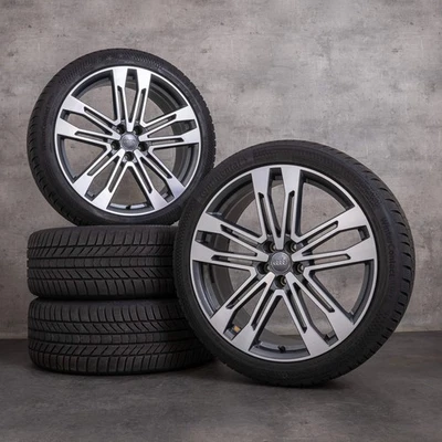 Audi Q5 SQ5 Winterräder 21 Zoll FY Felgen 80A601025AC titan glanzgedreht - Bild 1 von 4