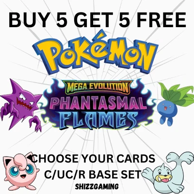 Pokemon Phantasmal Flames PFL /094 - Base Set - Choose Your Cards! - Image 1 of 4