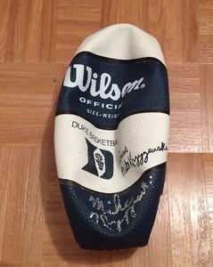 "Coach K" MIKE KRZYZEWSKI Authentic Wilson Signed Unpumped DUKE Basketball - Picture 1 of 5