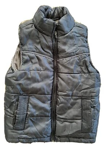 Youth Boys Black Thick Puffer Vest size 6 - Picture 1 of 4